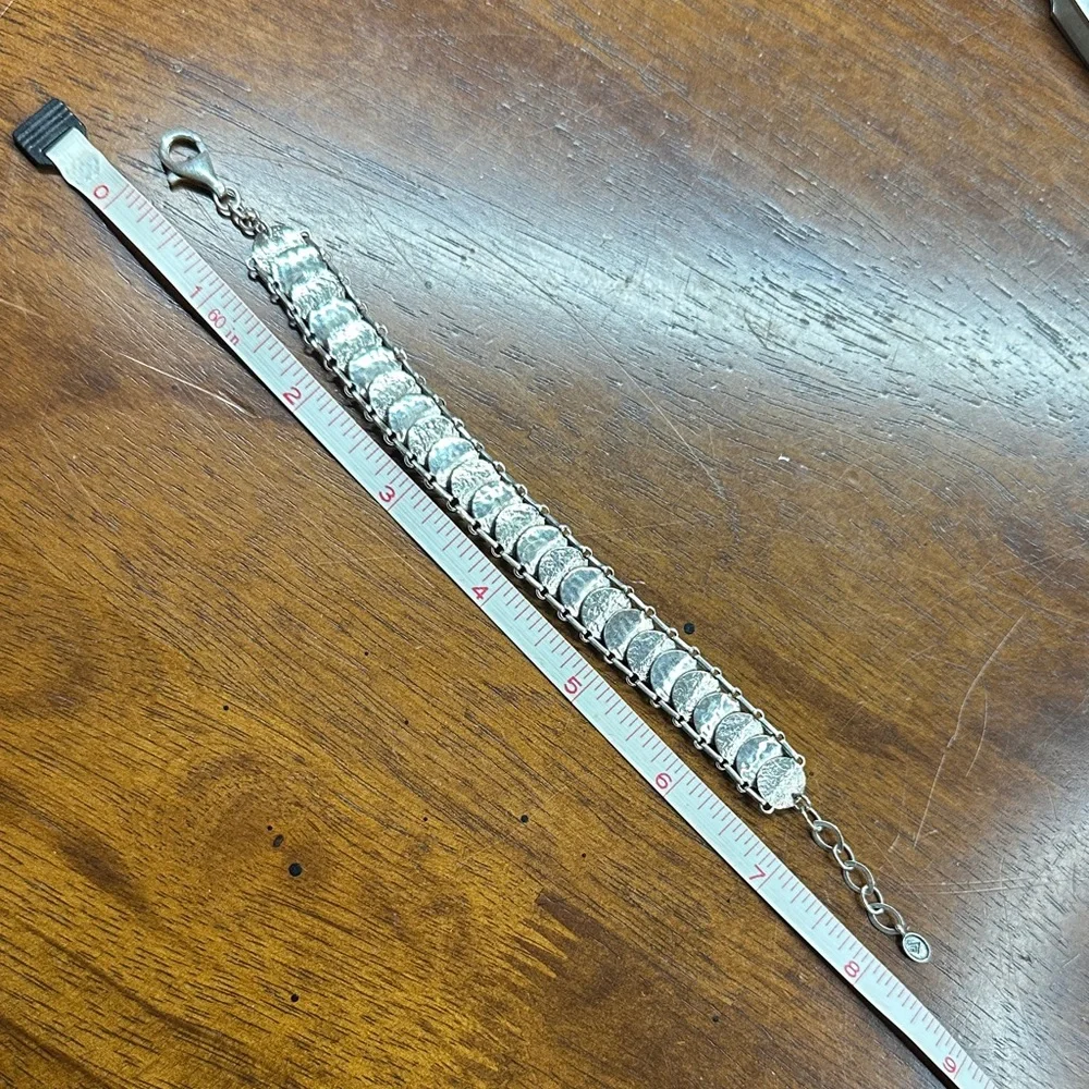 Silpada Silver Coin Bracelet - Picture 5 of 5